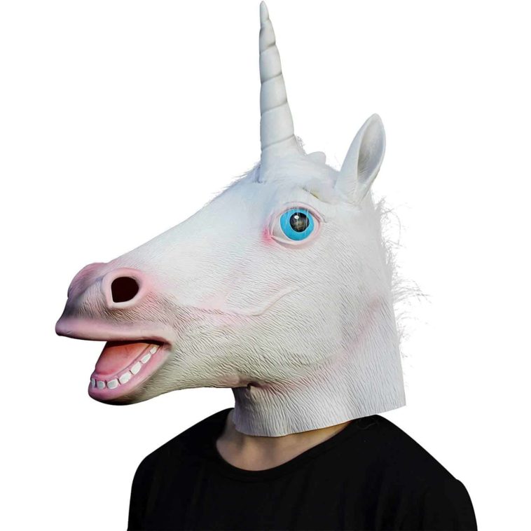 Latex Unicorn Mask - Swag Vibe