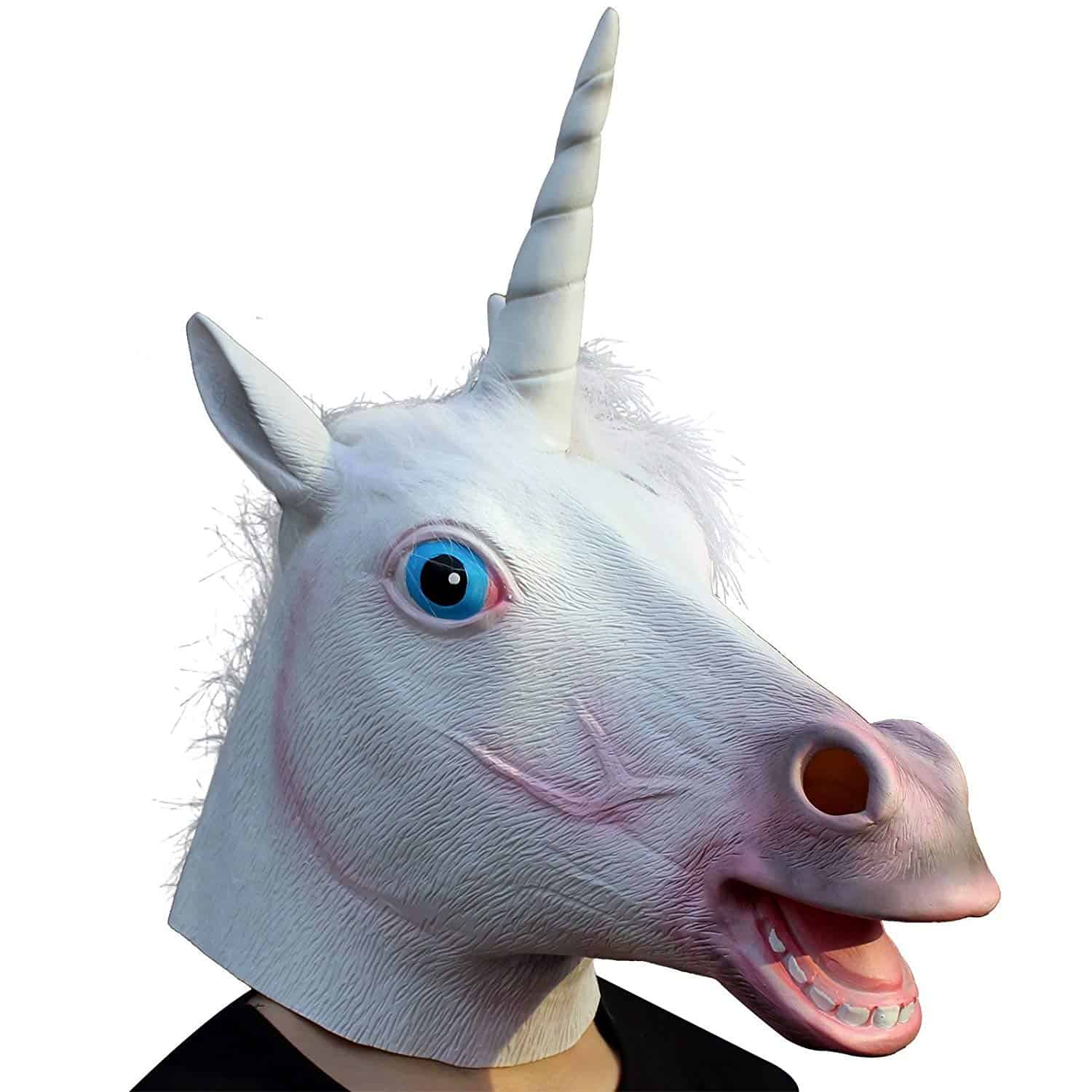 latex unicorn mask swag vibe