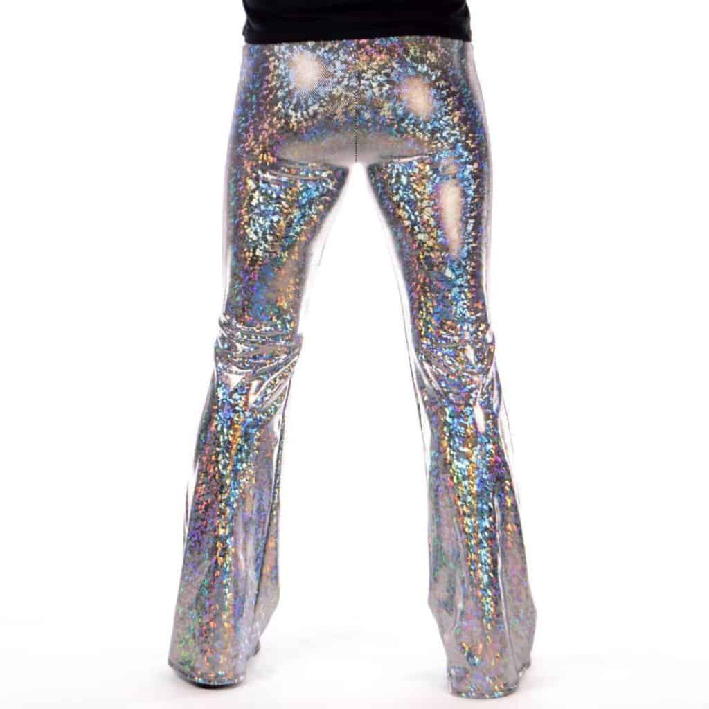 pink holographic pants