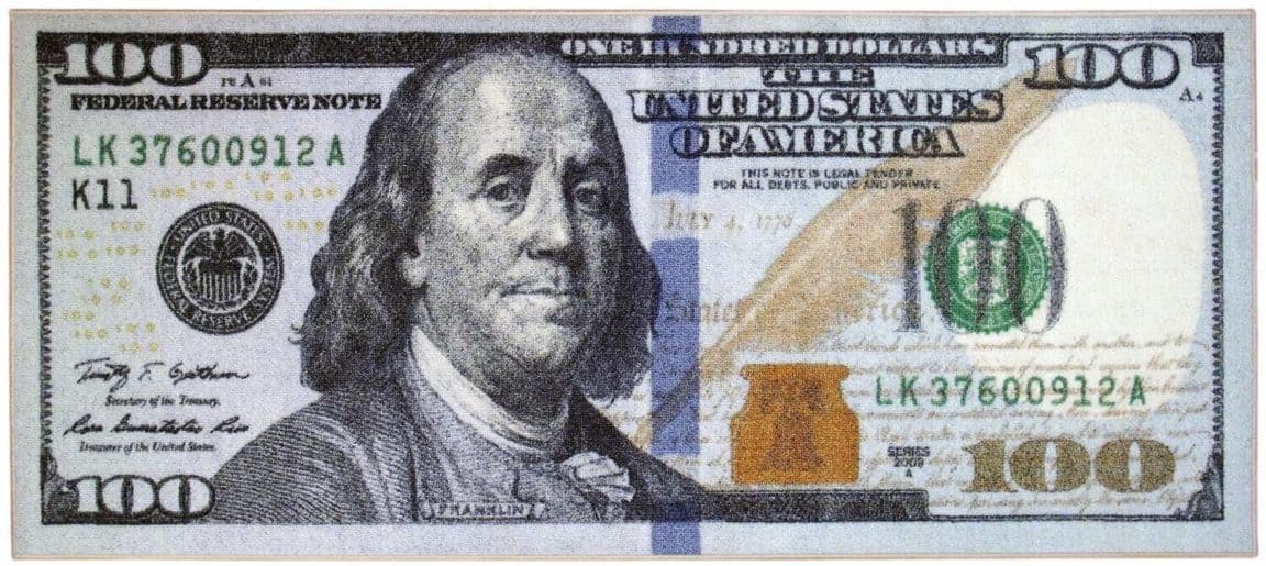 $100 Bill Rug - Swag Vibe