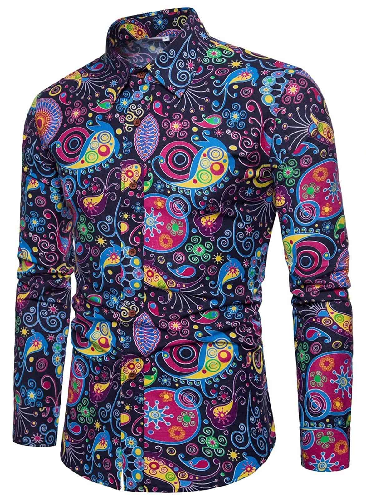 floral long sleeve shirt