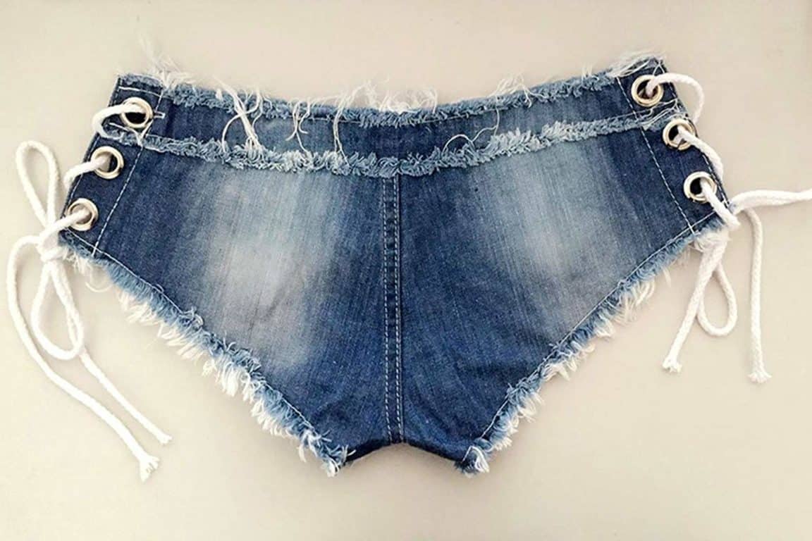 Tiny Denim Shorts - Swag Vibe