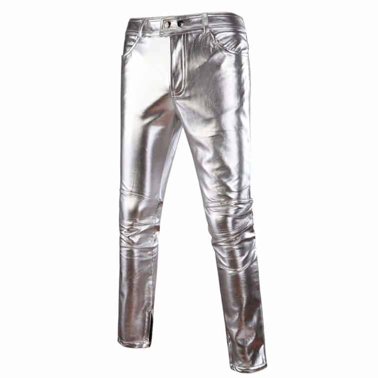 Metallic Silver pants - Swag Vibe